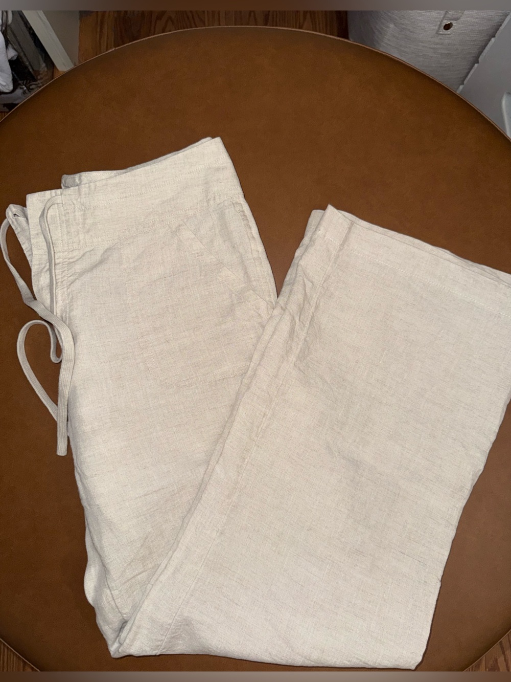 Saks Fifth Avenue Men's Drawstring Linen Blend Shorts in Light Beige